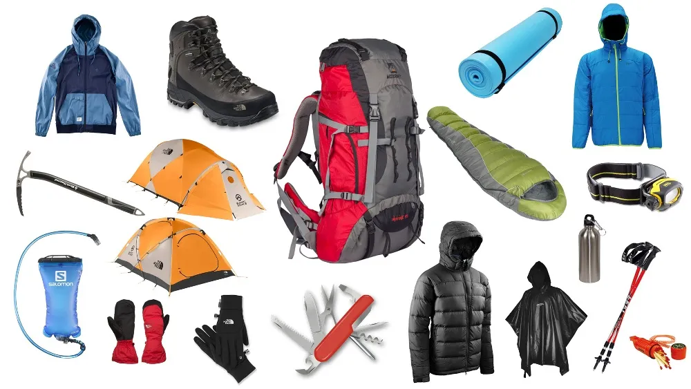 equipment of mountains